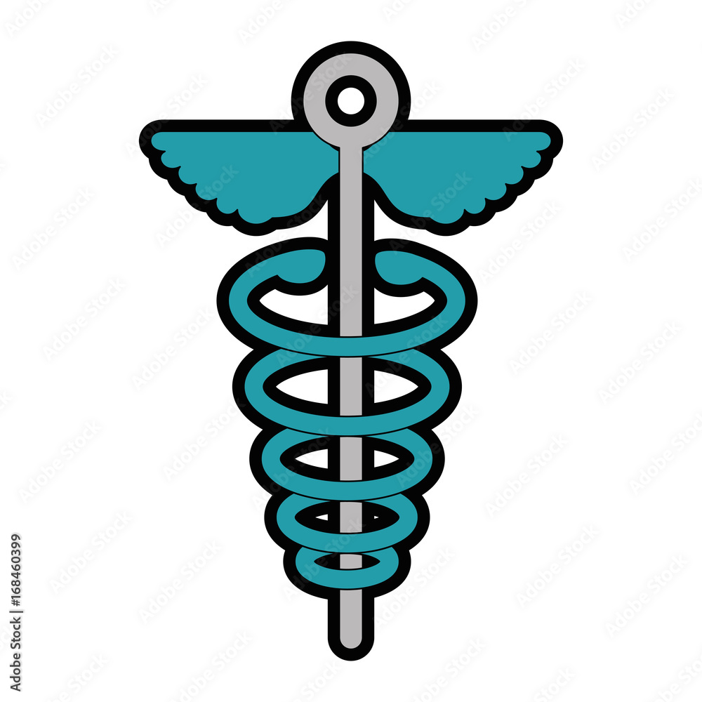 medicine symbol icon over white background vector illustration