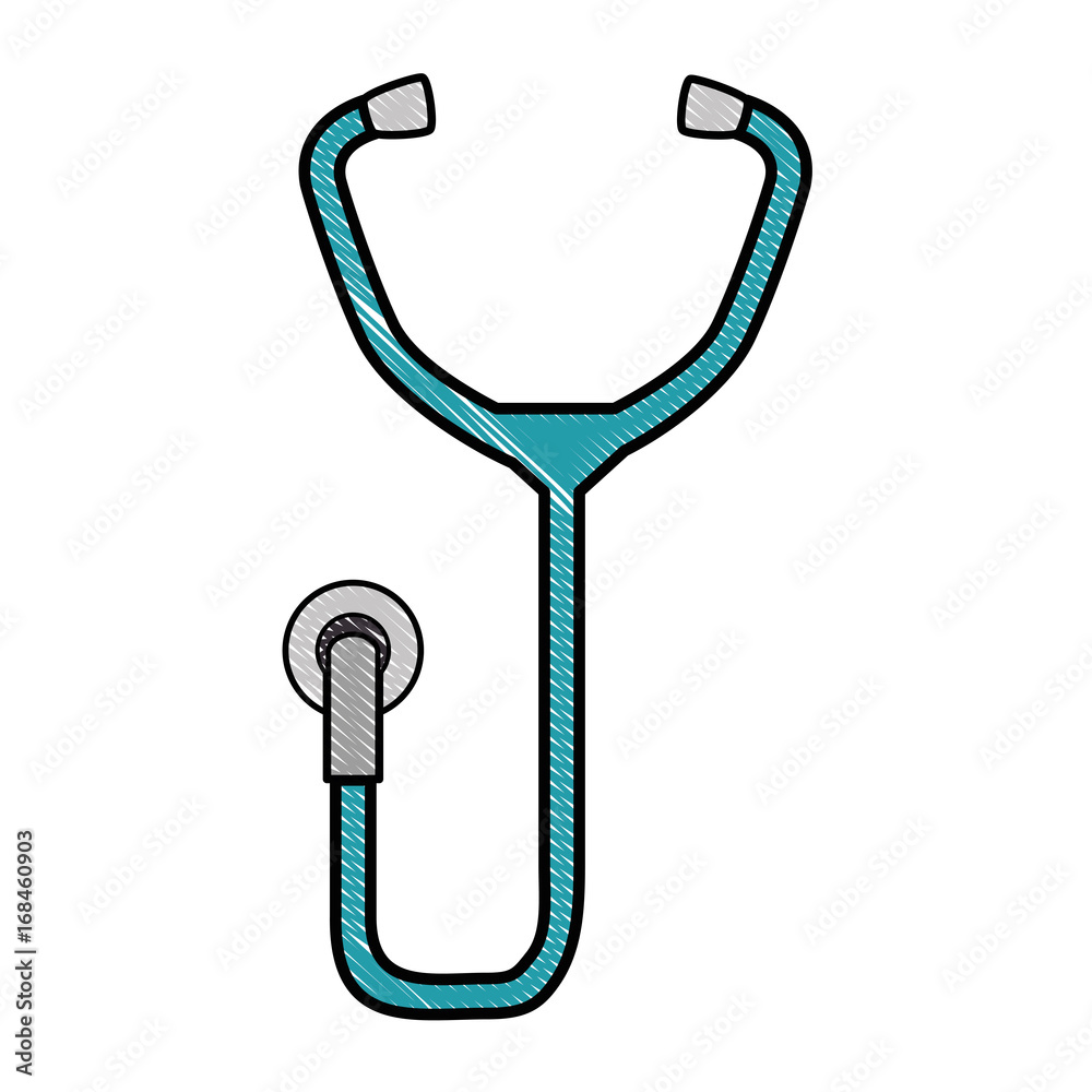 stethoscope icon over white background vector illustration stethoscope icon over white background vector illustration