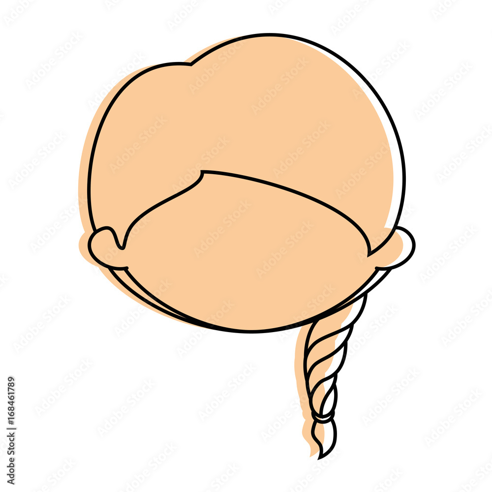 girl face icon over white background colorful design vector illustration girl face icon over white background colorful design vector illustration