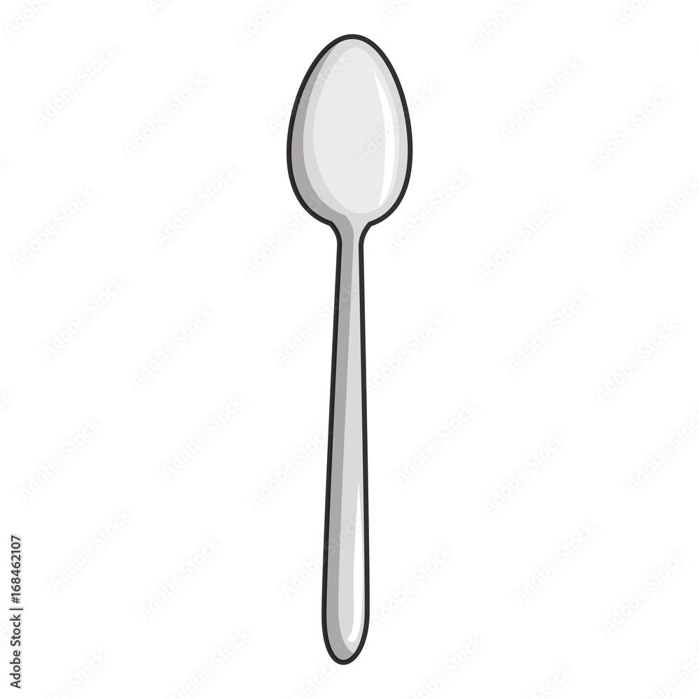 spoon icon over white background vector illustration spoon icon over white background vector illustration