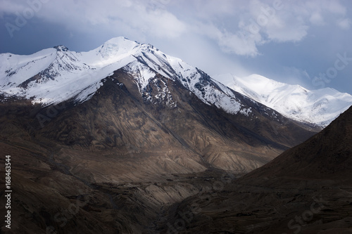 Dramatic valley on the way to Hunder sand dunes, Nubra valley, Ladakh