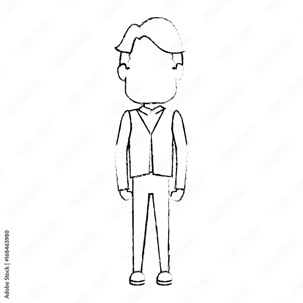 man icon over white background vector illustration man icon over white background vector illustration
