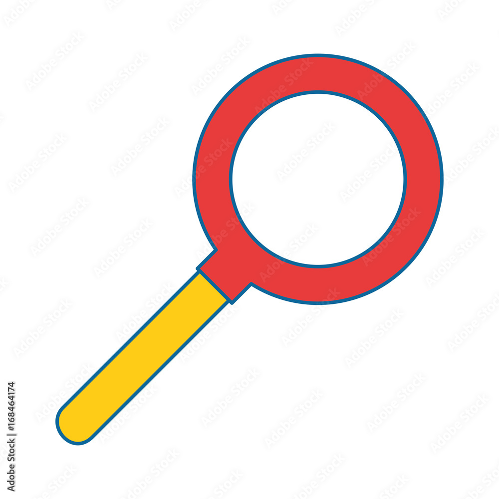 lupe icon over white background vector illustration lupe icon over white background vector illustration