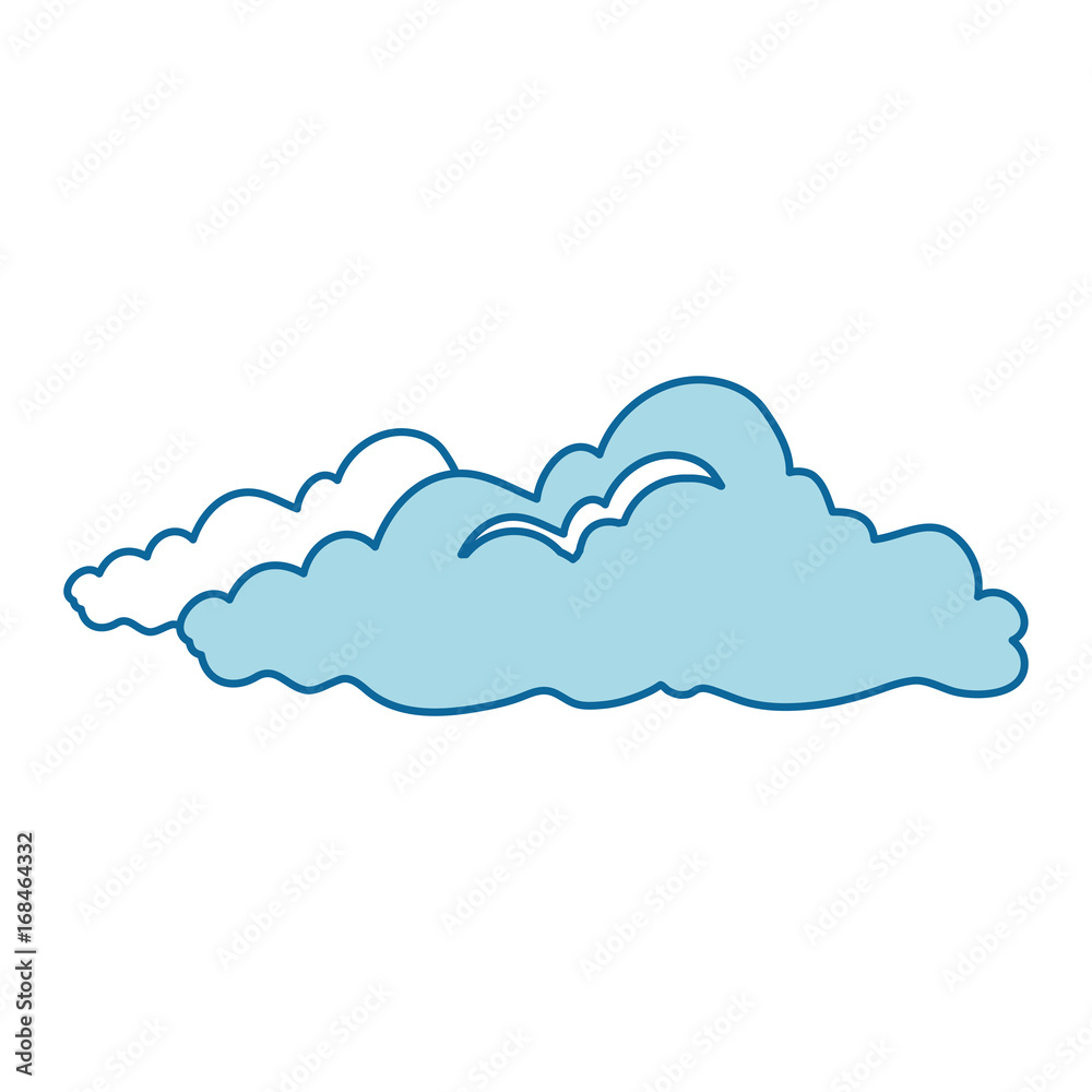 clouds icon over white background vector illustration clouds icon over white background vector illustration