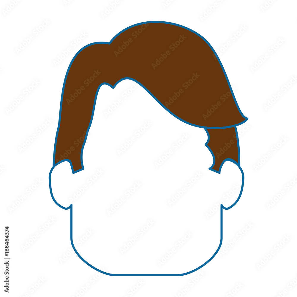 man icon over white background vector illustration