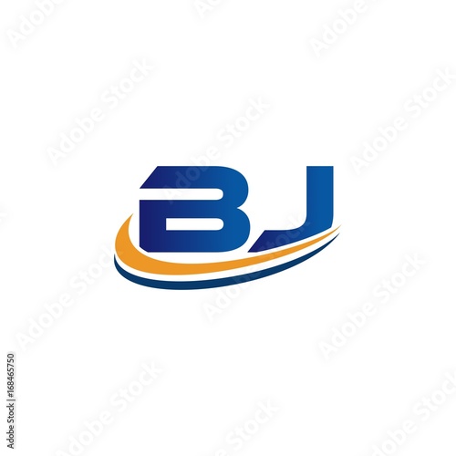initial logo design bj