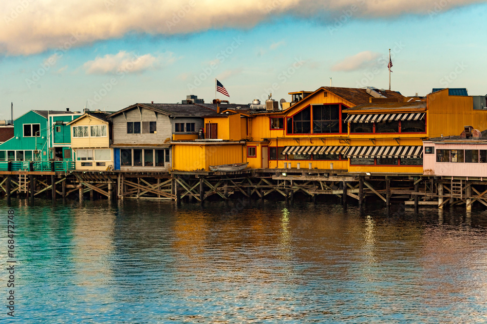 old fisherman's wharf in Monterey California