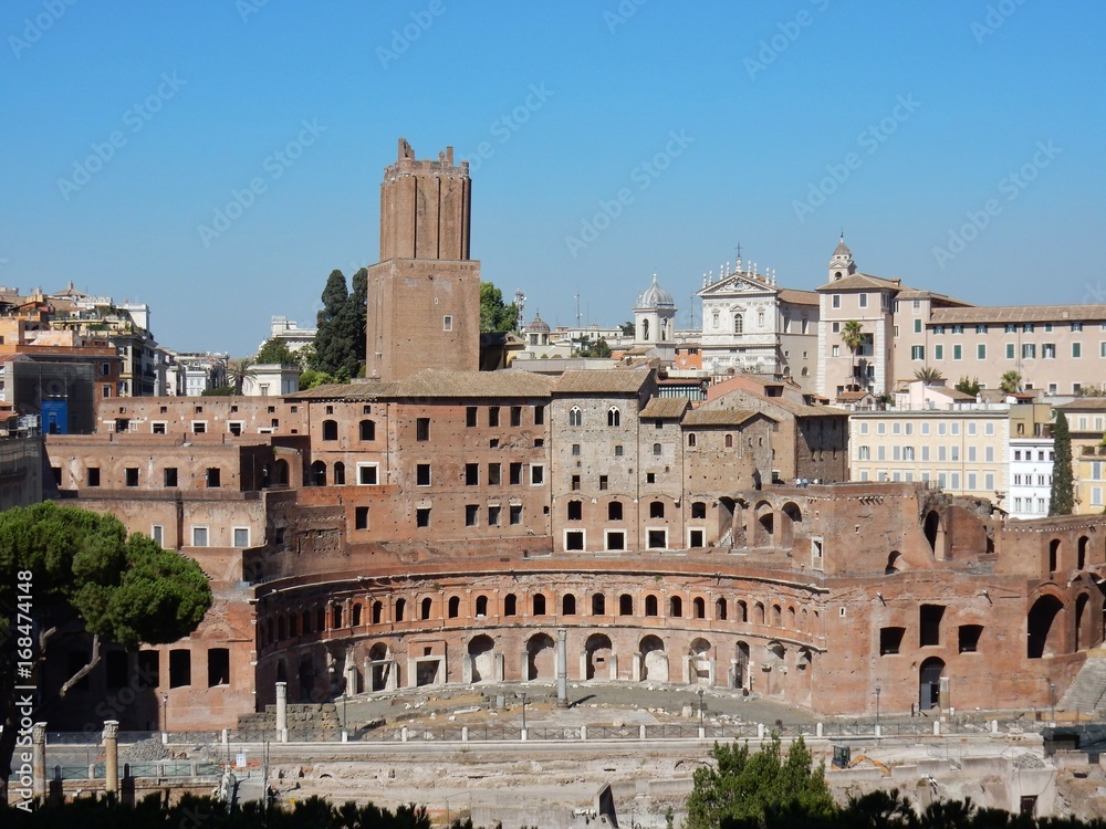 Roma - Mercati di Traiano dal Vittoriano