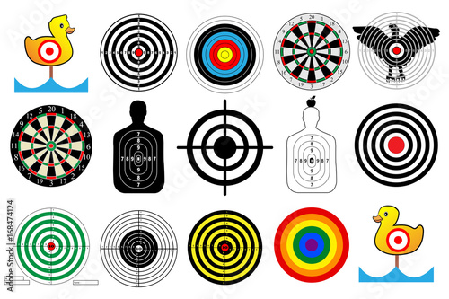 set a target shooting range