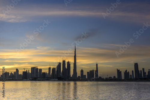 Dubai skyline view from the creek © naufalmq