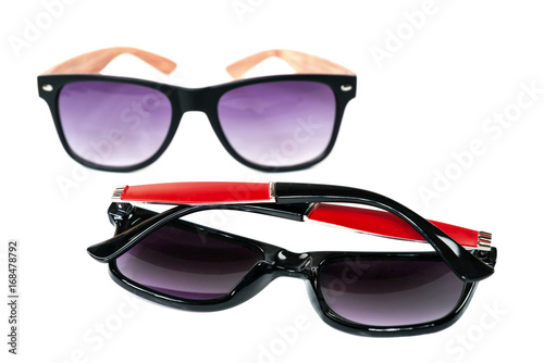 Sunglasses in a stylish plastic frame