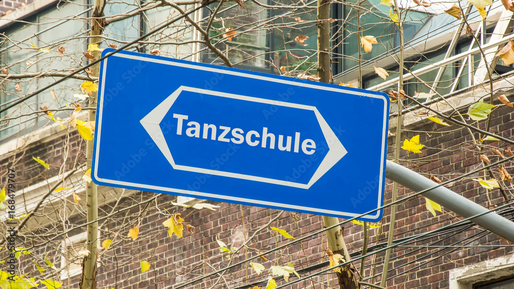 Obraz premium Schild 199 - Tanzschule