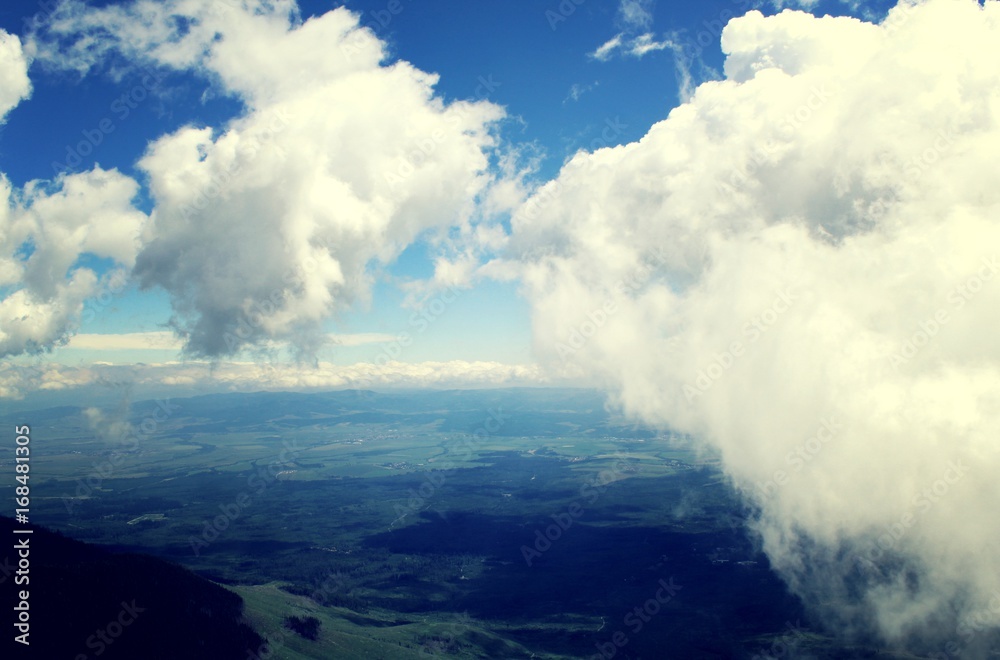 Krajobraz w chmurach
