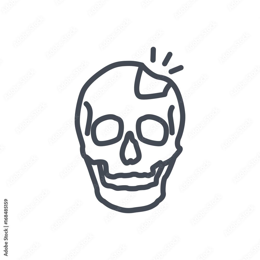 Cracked Skull: Over 3,546 Royalty-Free Licensable Stock Vectors & Vector Art  | Shutterstock