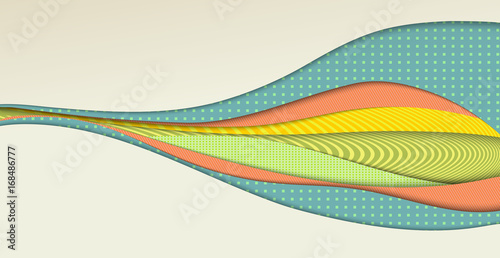 wavy abstract background