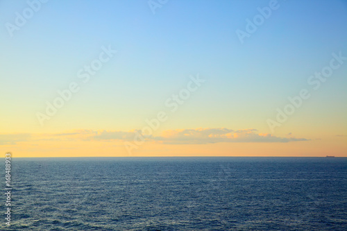 Baltic sea at sundown