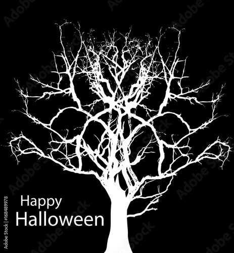 Dead Tree Silhouette Vector
