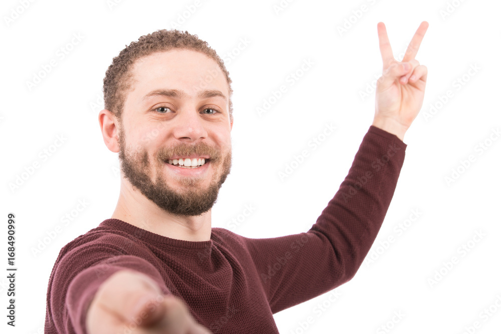 Smiling young man Smiling young man