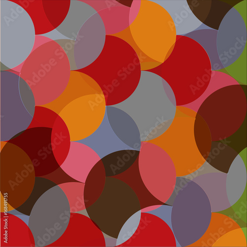 Abstract Circles Vector Graphic Background