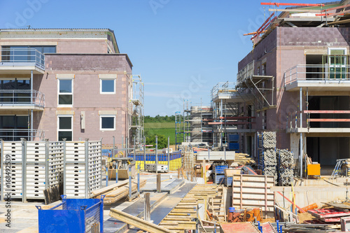 Wohnungsbau im Neubaugebiet