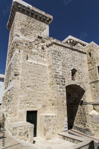 Old tower landmark in Menorca, Spain
