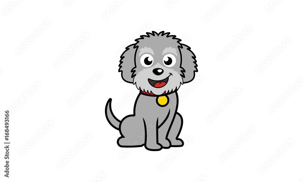 Obraz premium Pet, Dog, Liitle Dog Vector