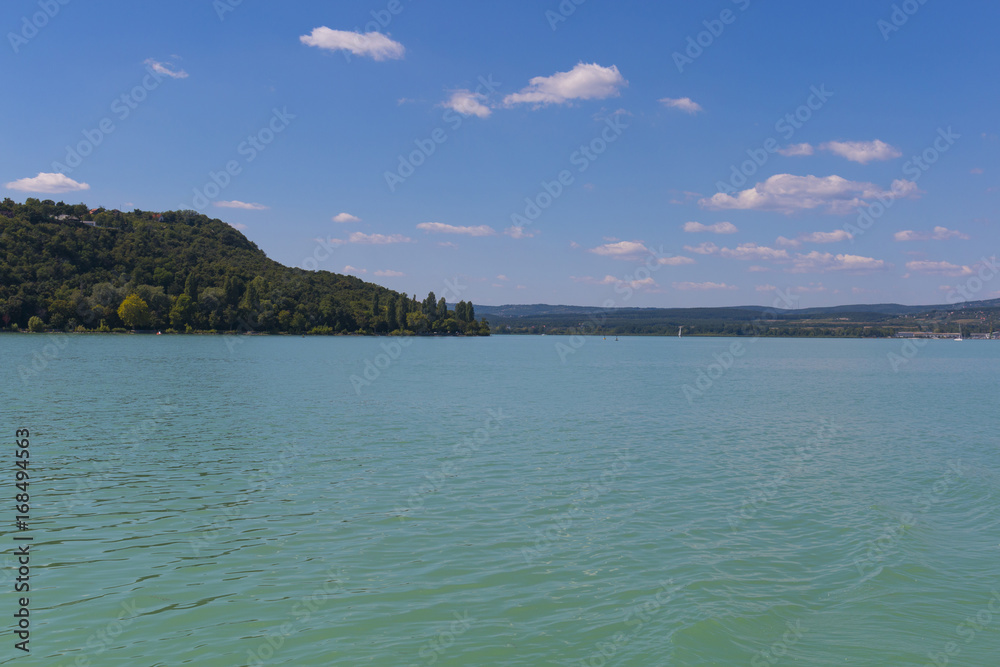 Fototapeta premium Landscape with Abbey of Tihany