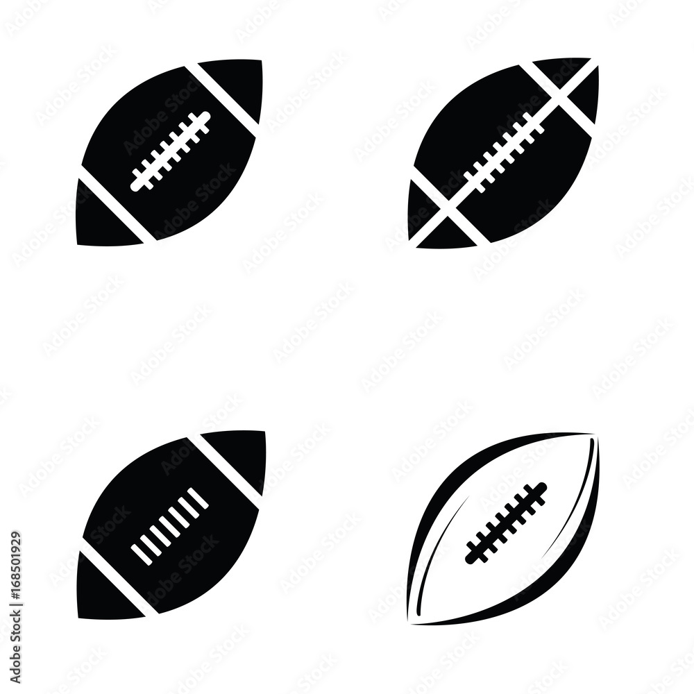 football icon set Stock Vector | Adobe Stock