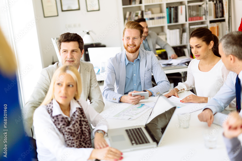 Fototapeta premium Business meeting and brainstorming