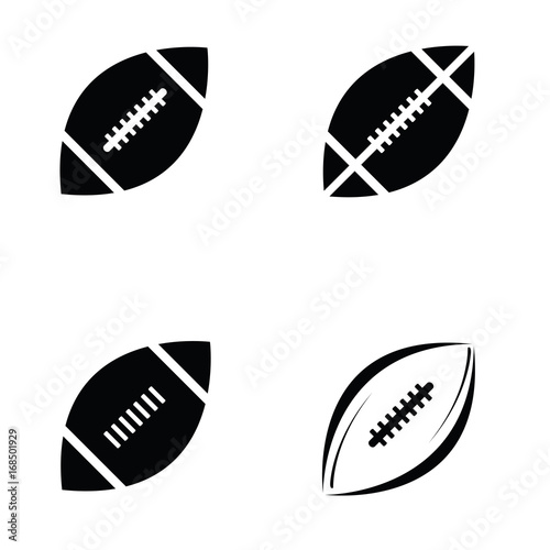 football icon set