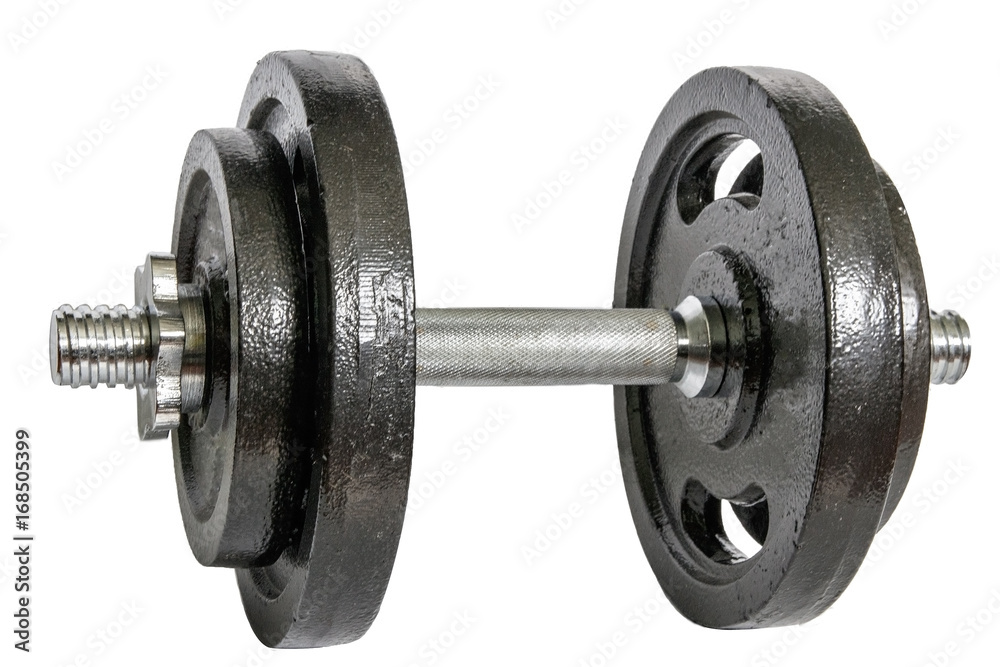 Fototapeta premium Dumbbells isolated on white background