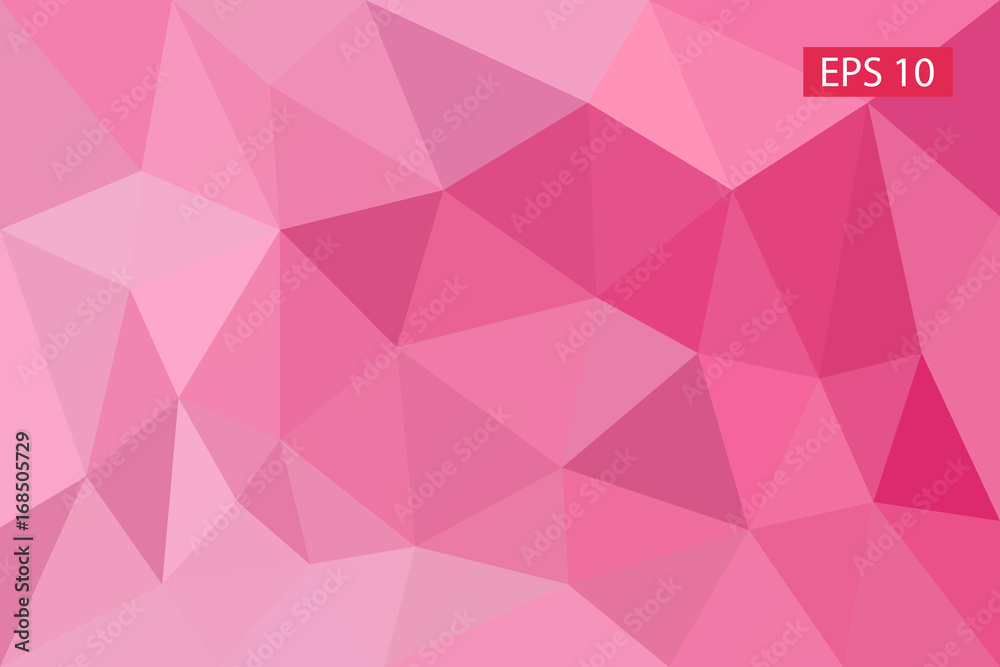 Obraz premium Abstract geometric background, vector from polygons, triangle, vector illustration, vector pattern, triangular template