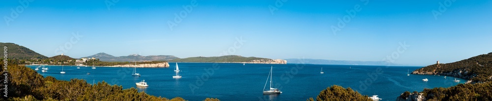 Landscape of coast of Sardinia
