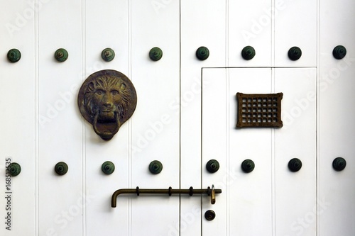 Colombia Cartagena de Indias white door