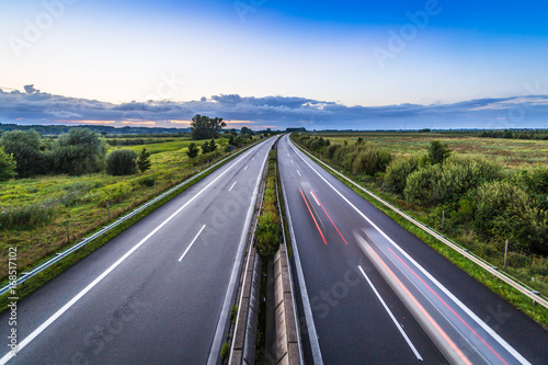 Obraz na płótnie Autobahn - Germany w salonie