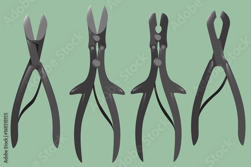 Bone cutter set