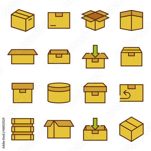 Box And Packaging Related Vector Icon