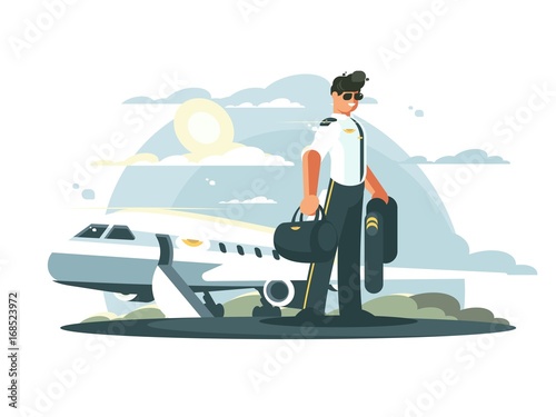 Profession pilot of aircraft
