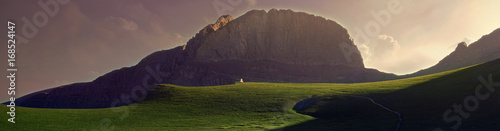 Tableau sur toile Throne of Zeus, the mythical summit of Mount Olympus