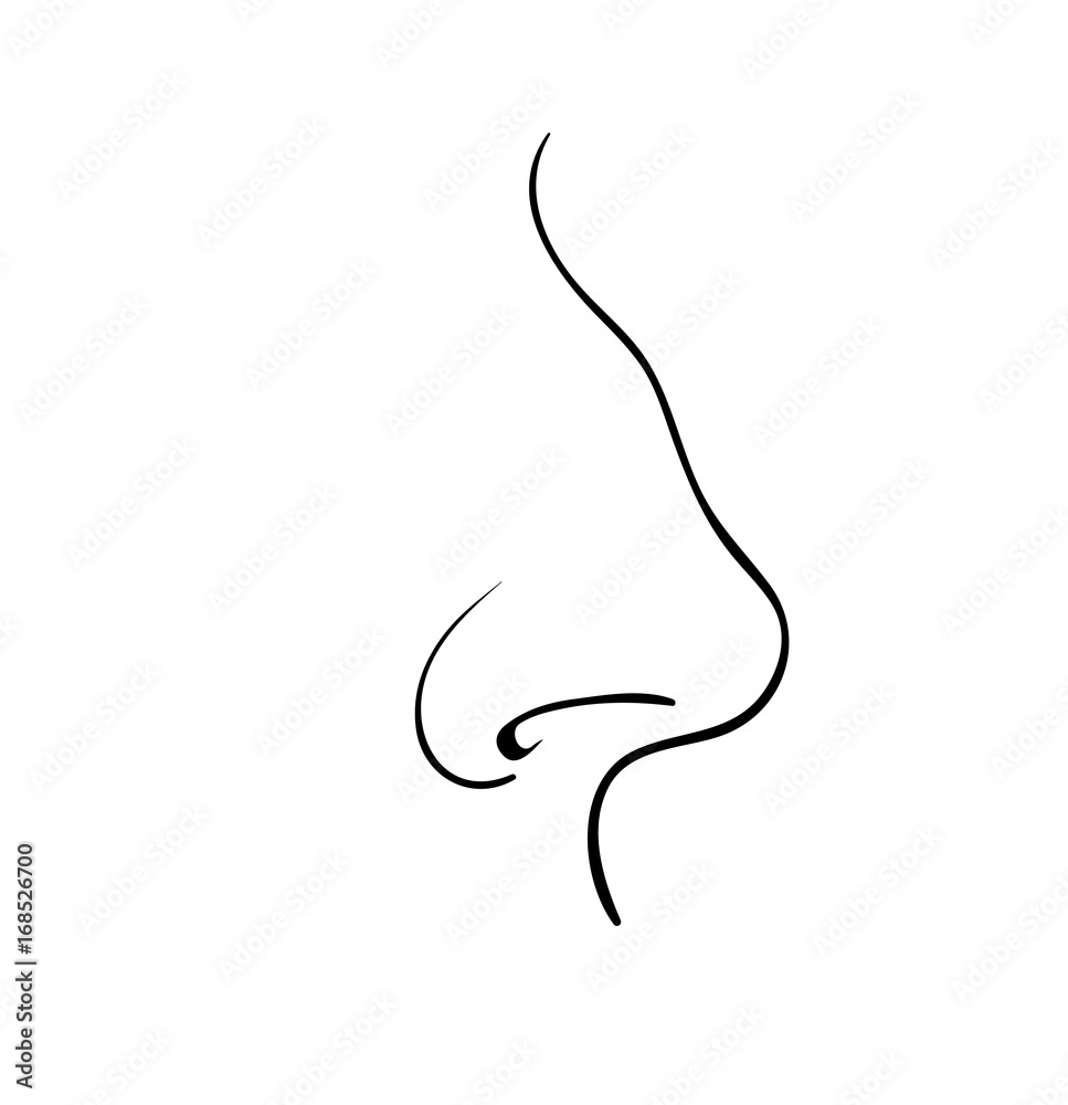 cartoon nose vector symbol icon design. Beautiful illustration isolated on white background cartoon nose vector symbol icon design. Beautiful illustration isolated on white background