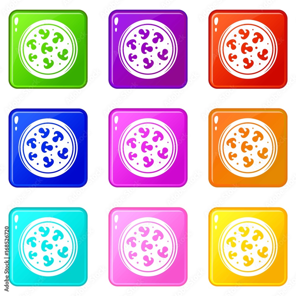 Mushroom pizza set 9 Mushroom pizza set 9