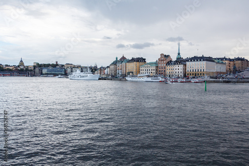 Panorama view of Stockholm skyline in Gamla stan, Sweden © inese.online
