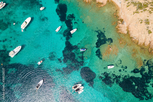 View from the other boat in sardinia.