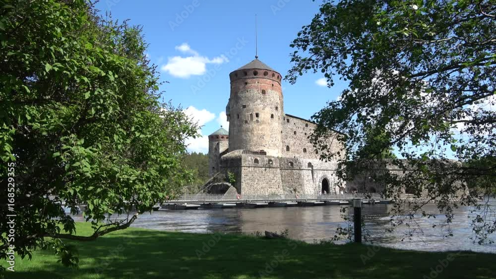 June day at the fortress of Olavinlinna. Savonlinna, Finland June day at the fortress of Olavinlinna. Savonlinna, Finland