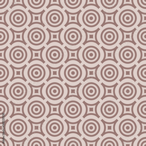 Geometric brown seamless pattern as background