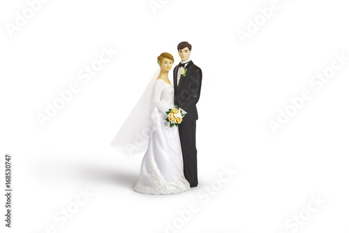 bride and groom wedding cake toppers photo