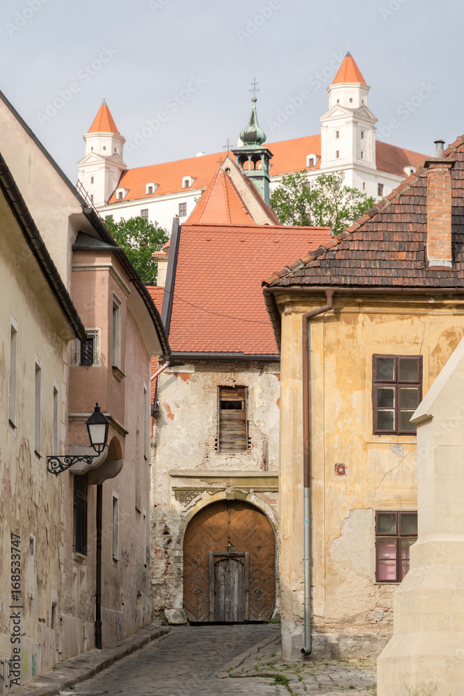 Obraz premium Old street in Bratislava