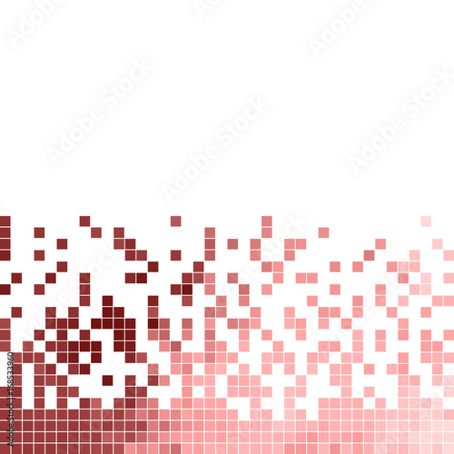 abstract vector square pixel mosaic background