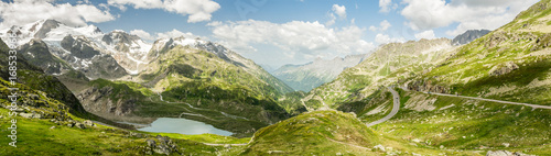 Fototapeta Naklejka Na Ścianę i Meble -  Nice view on Alps from Sustenpass