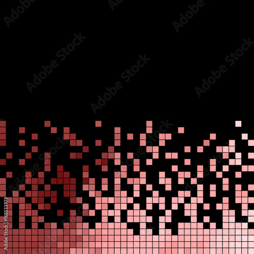 abstract vector square pixel mosaic background